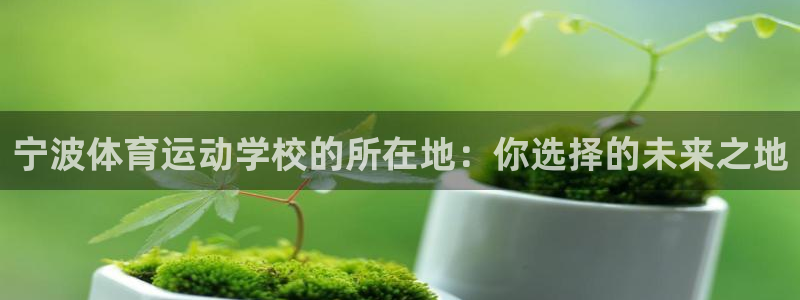 意昂5注册：宁波体育运动学校的所在地：你选择的未来之地